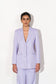 SCULPTED LAVENDER DOUBLE BREASTED PANTSUIT