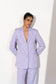 SCULPTED LAVENDER DOUBLE BREASTED PANTSUIT