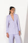 SCULPTED LAVENDER DOUBLE BREASTED PANTSUIT