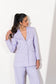 SCULPTED LAVENDER DOUBLE BREASTED PANTSUIT