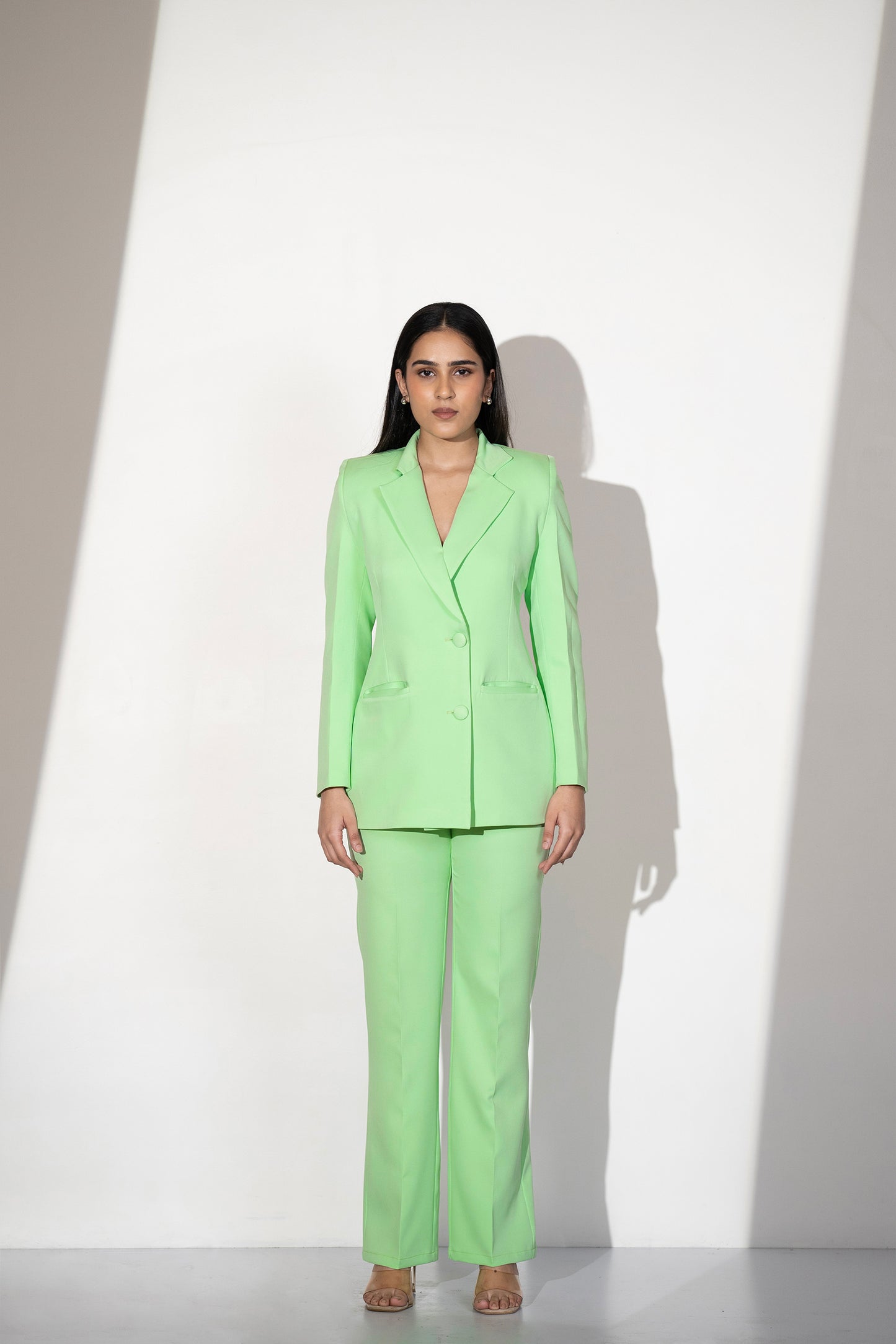 STRIKING- Green Blazer Set