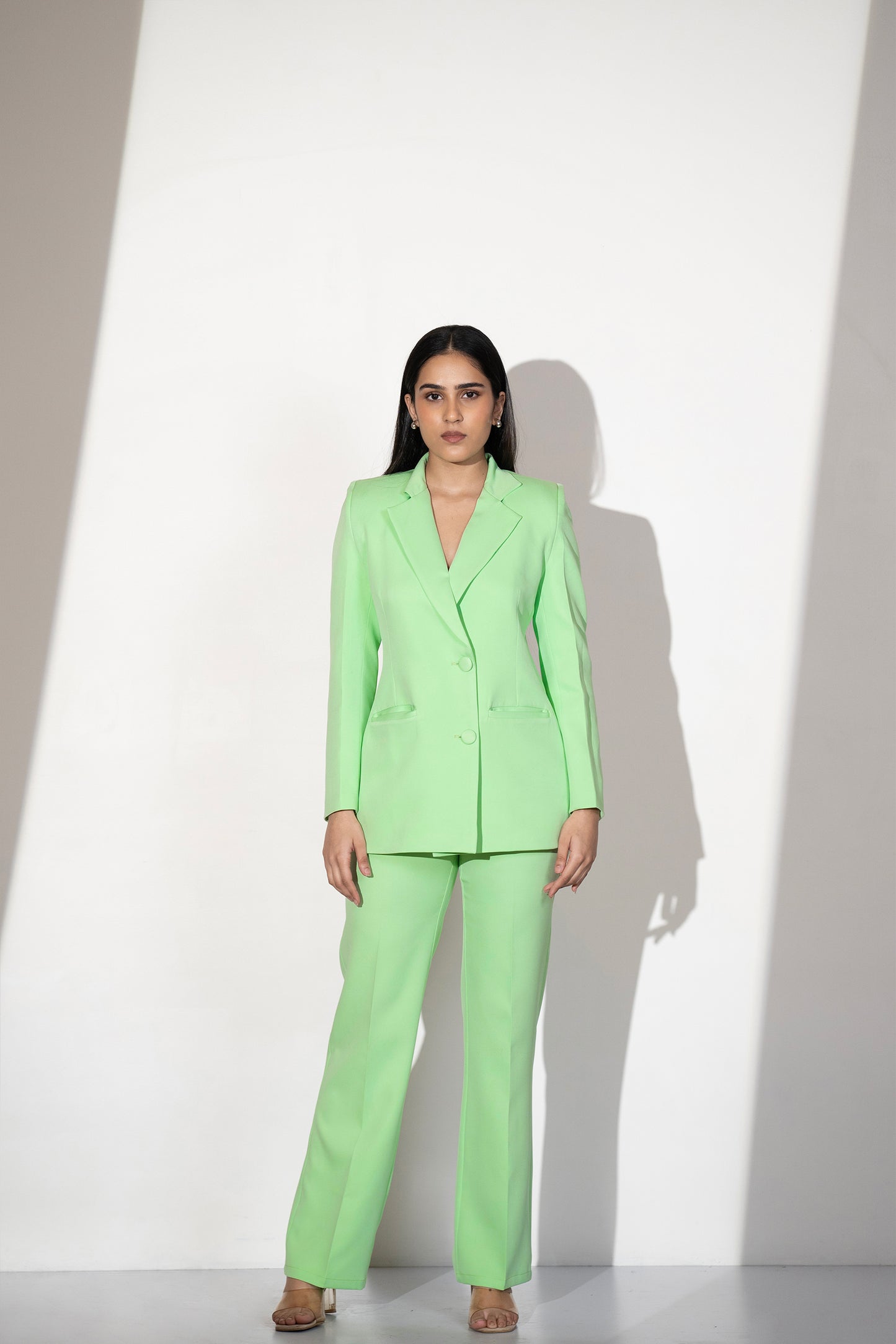 STRIKING- Green Blazer Set
