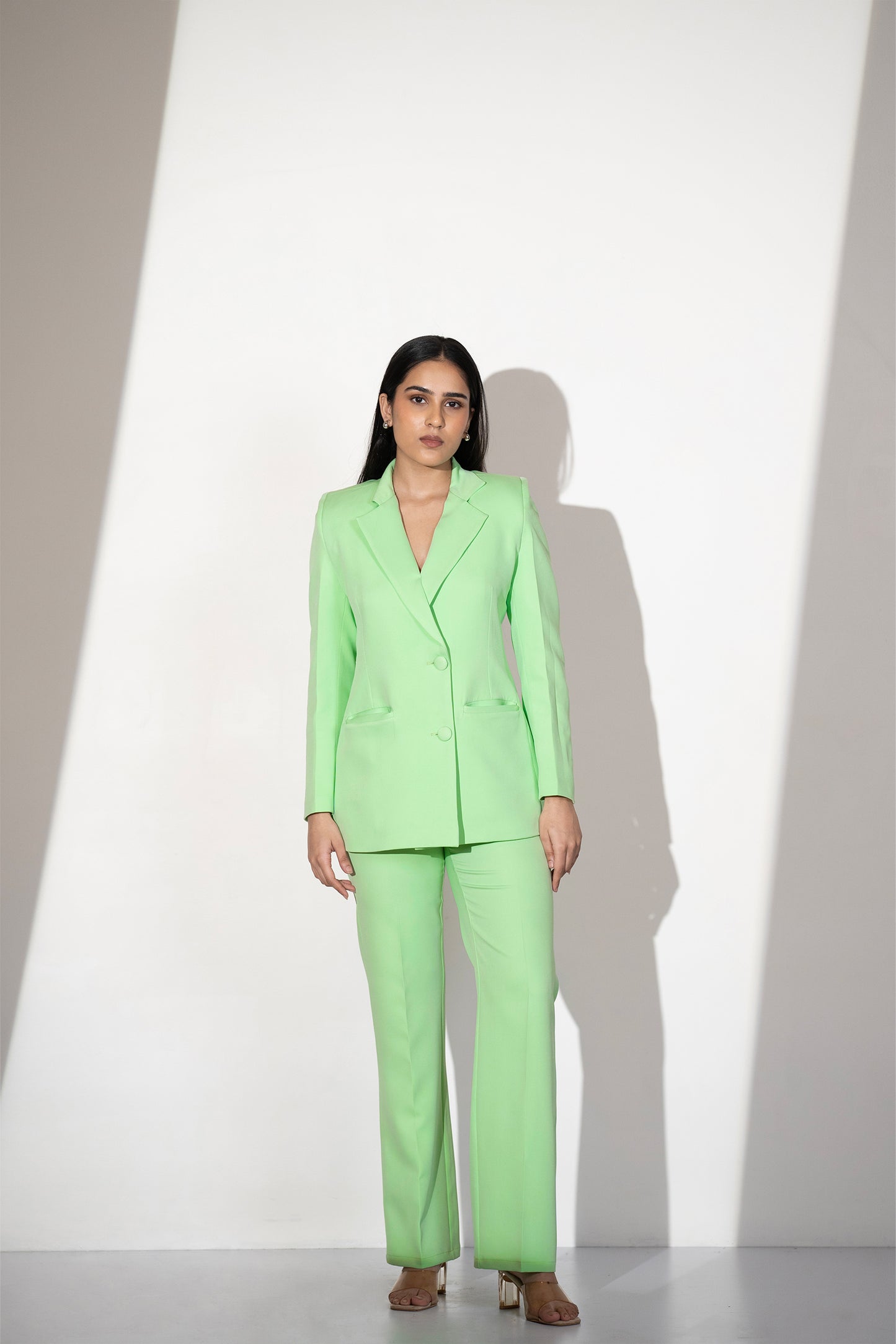 STRIKING- Green Blazer Set