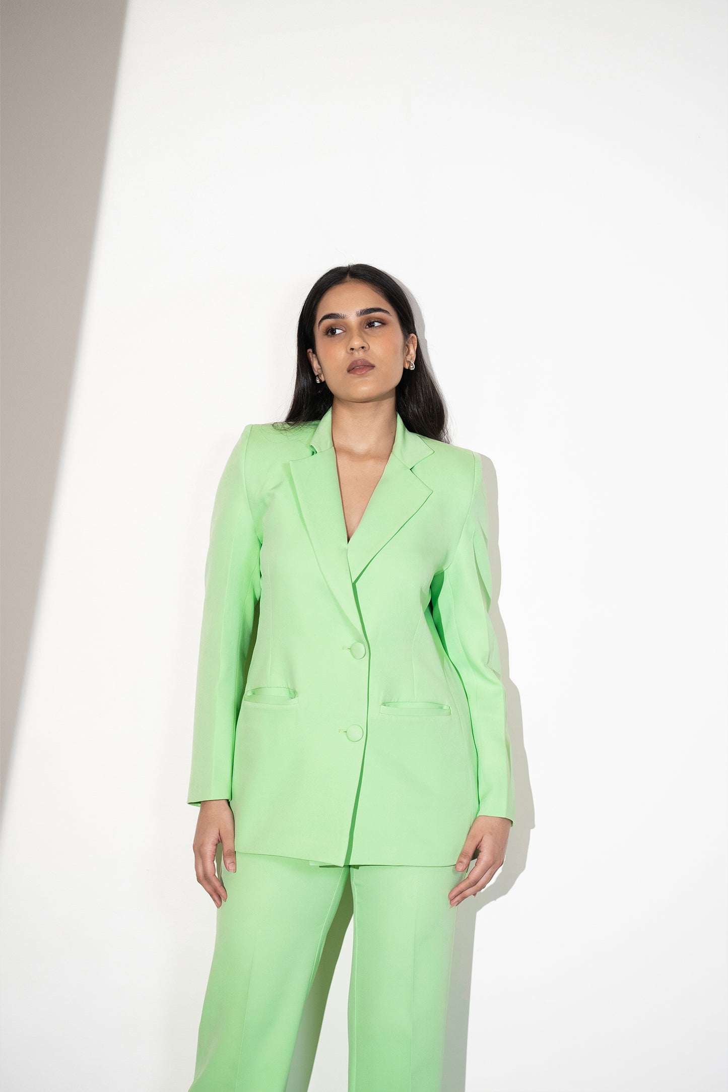 STRIKING- Green Blazer Set