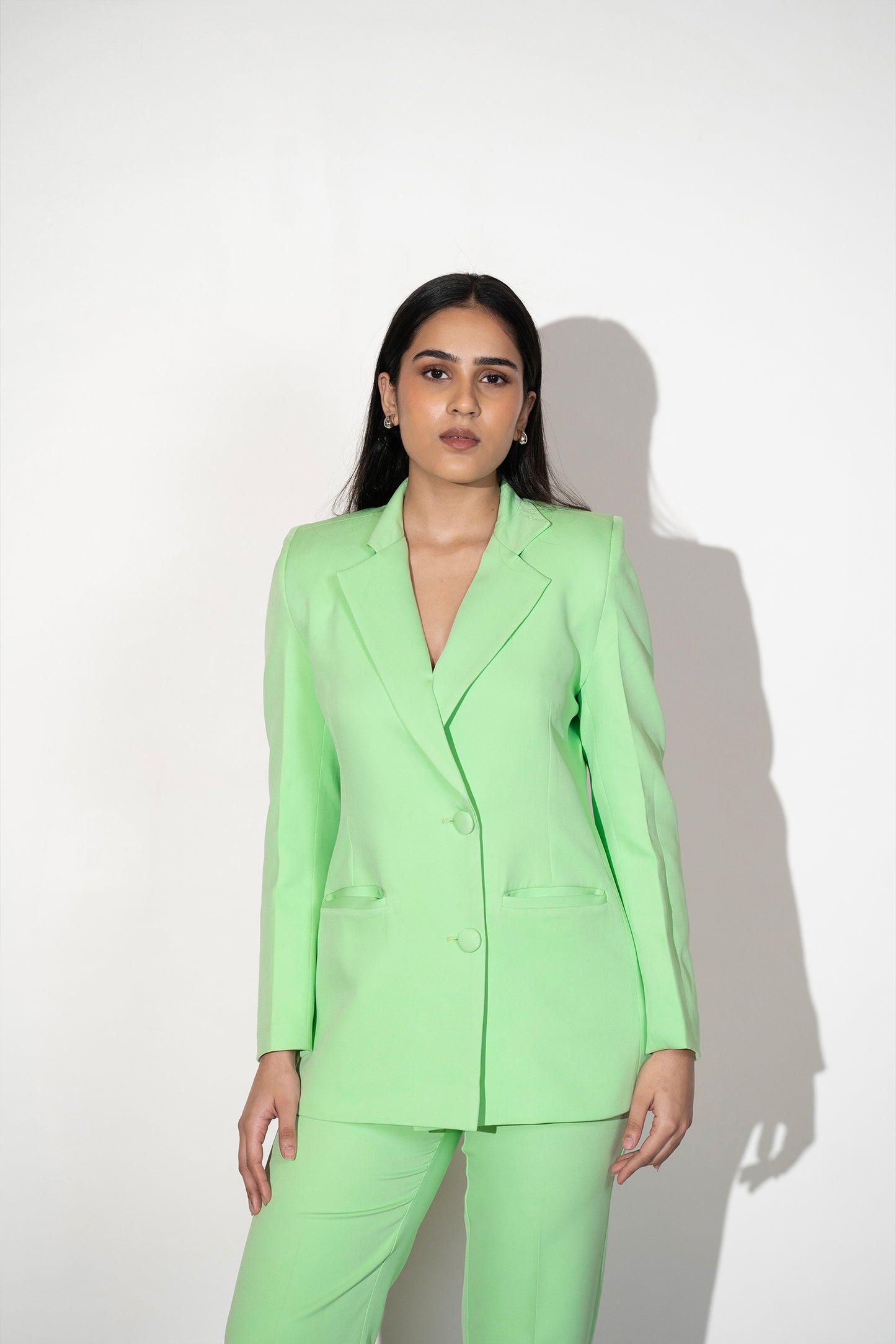 STRIKING- Green Blazer Set