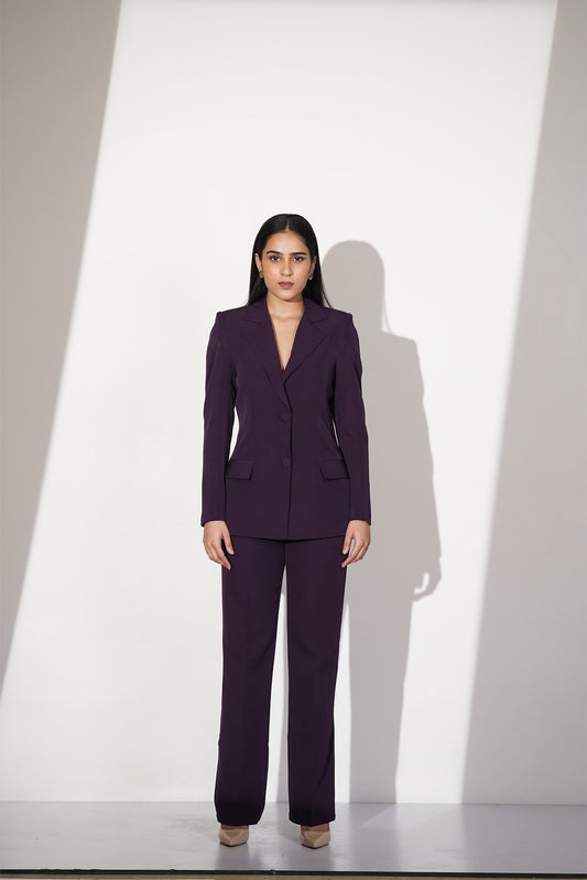 RICH DARK PURPLE SUIT