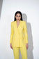 VIBRANT YELLOW DOUBLE-BREASTED PANTSUIT