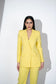 VIBRANT YELLOW DOUBLE-BREASTED PANTSUIT