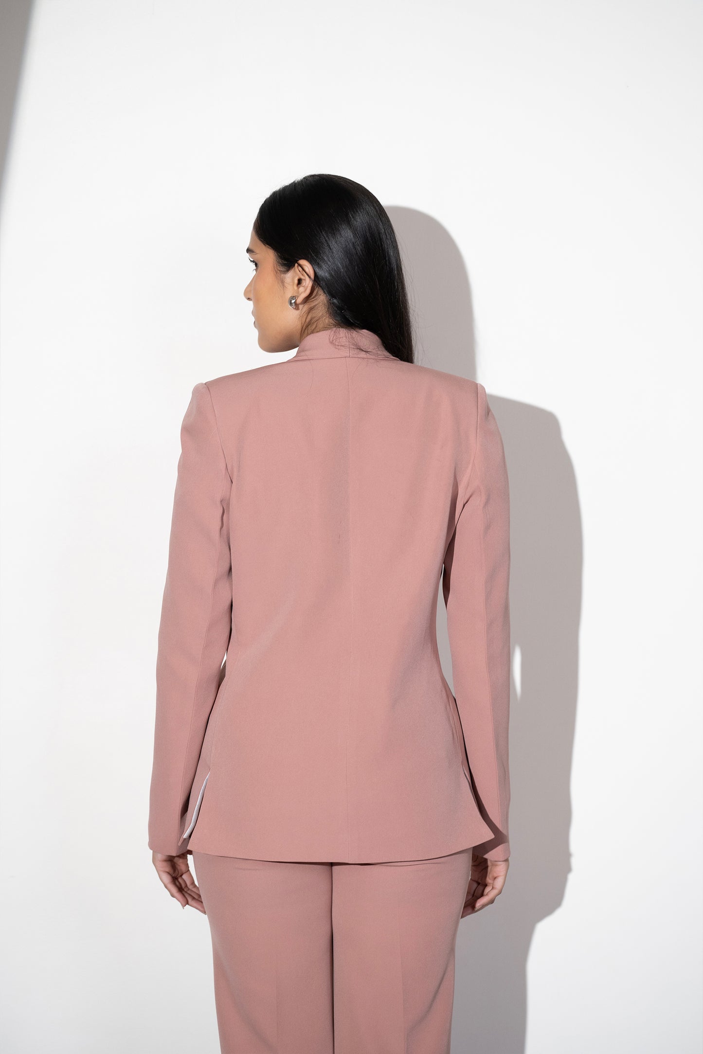 VERSATILE ROSE BLAZER SET