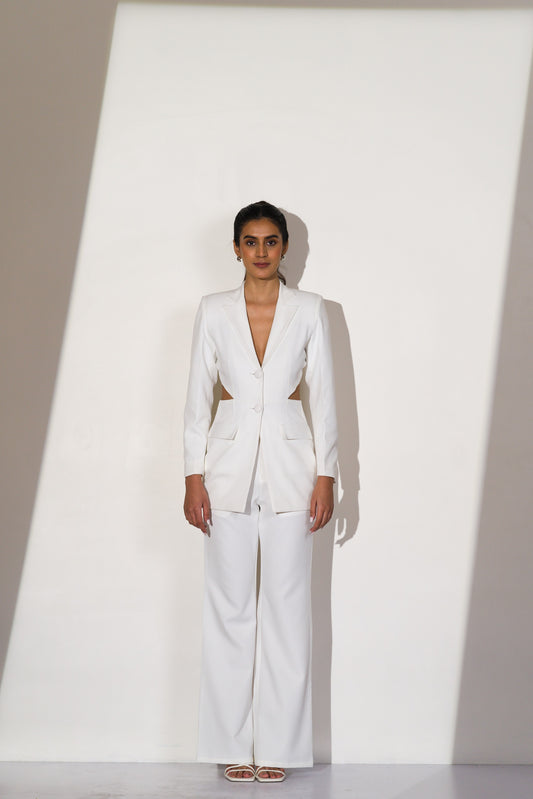 UNIQUE Waist Cutout Suit