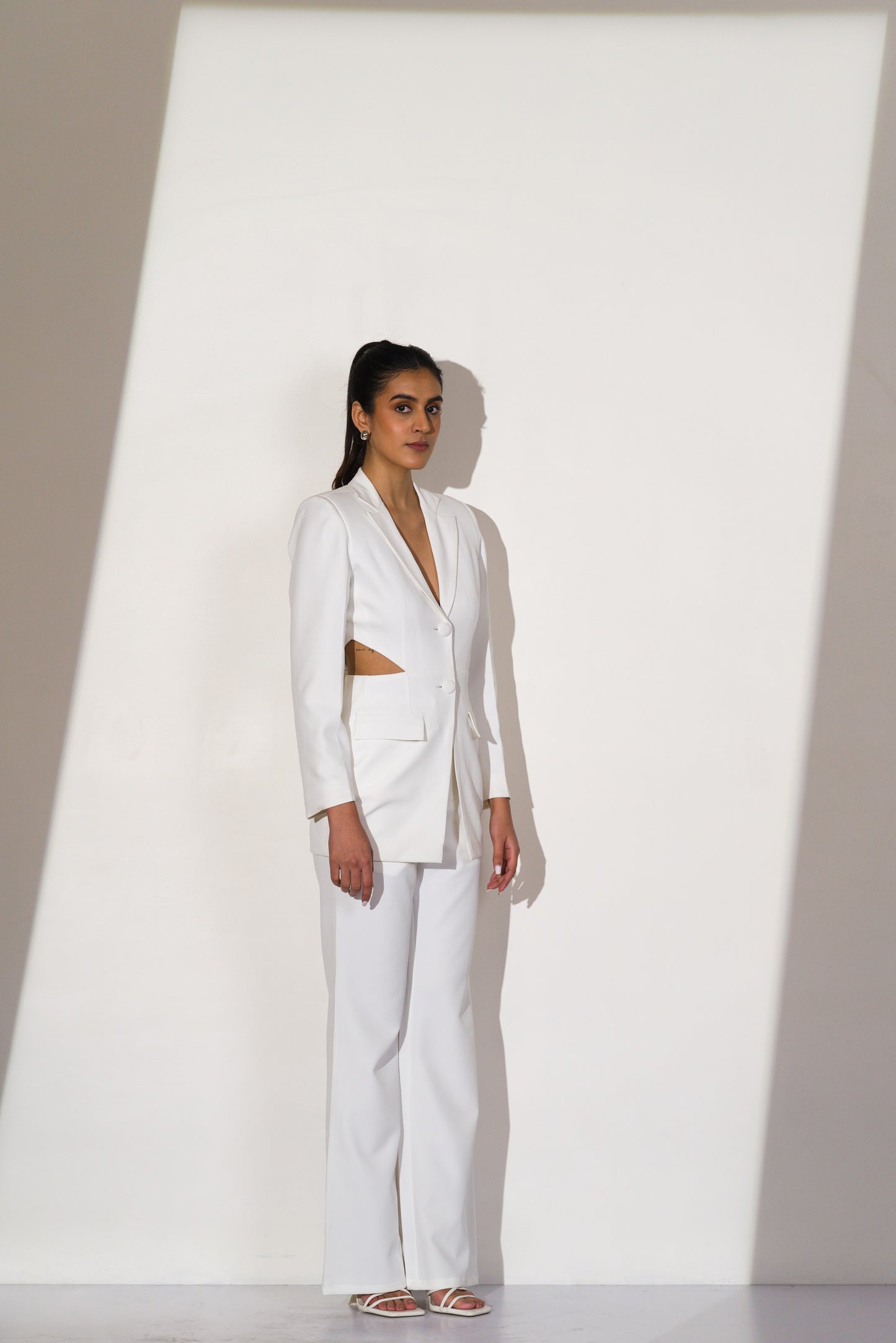 UNIQUE Waist Cutout Suit