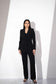 TIMELESS DOUBLE BREASTED BLACK  PANTSUIT