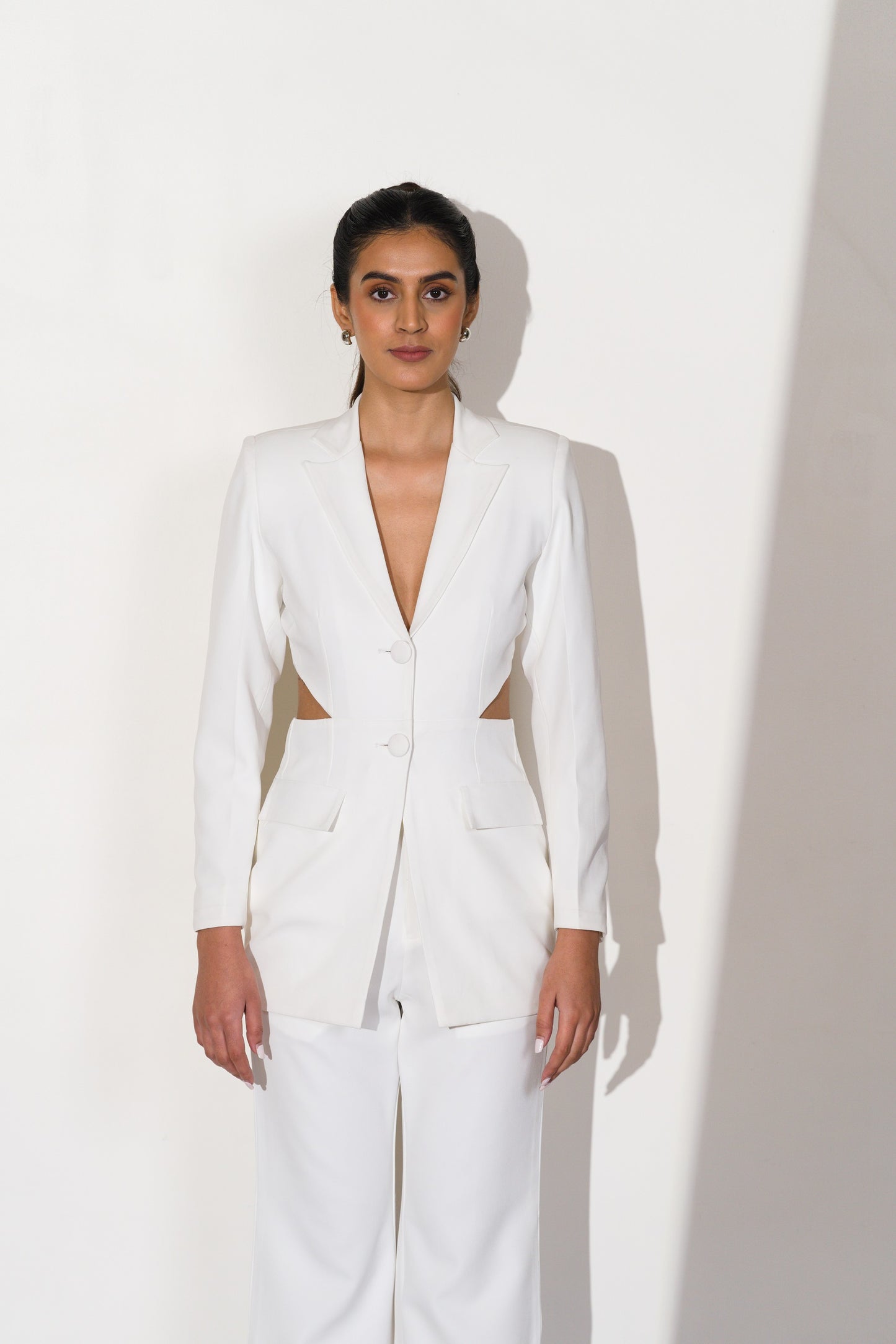 UNIQUE Waist Cutout Suit