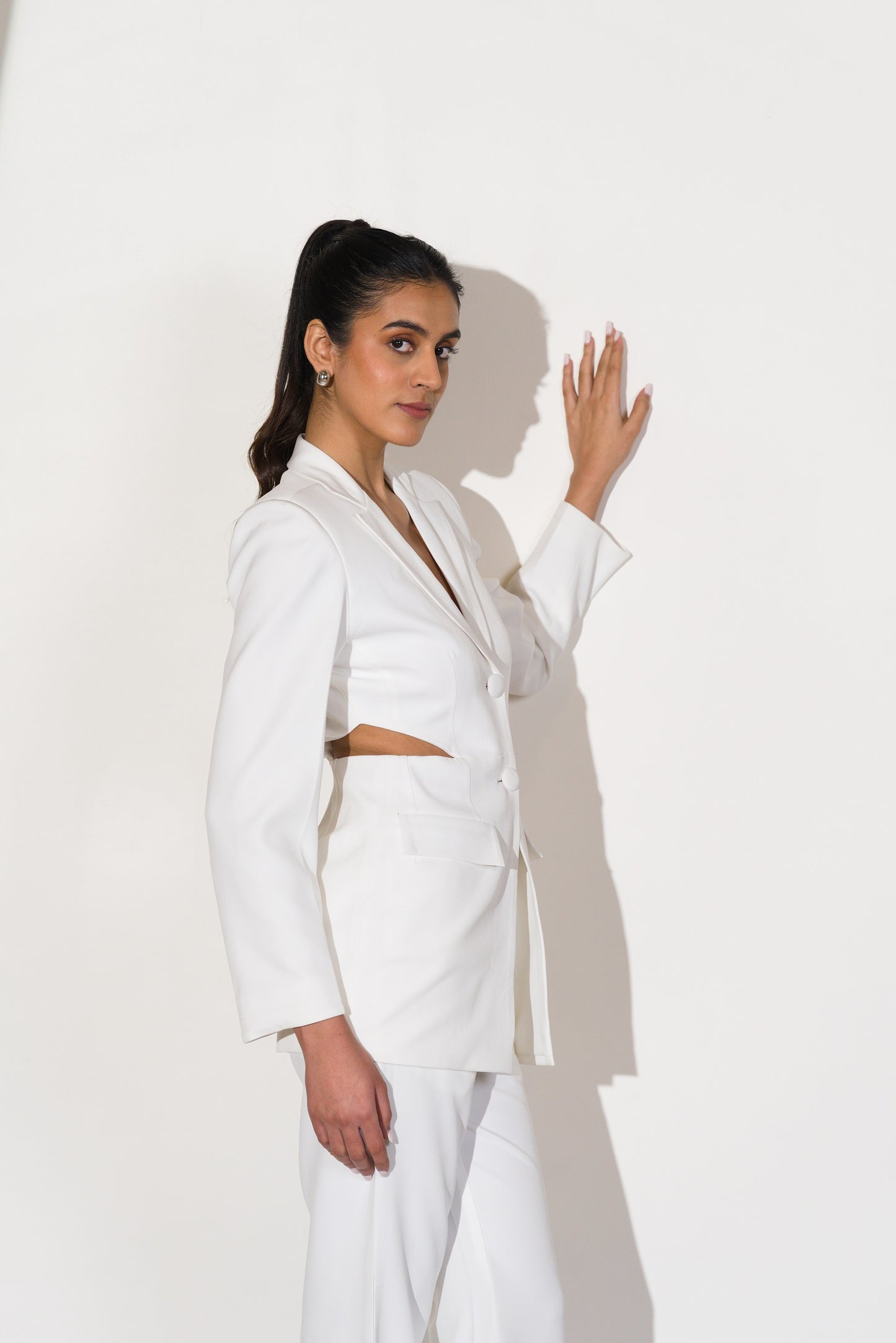 UNIQUE Waist Cutout Suit