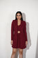 TAILORED MAROON BLAZER SET