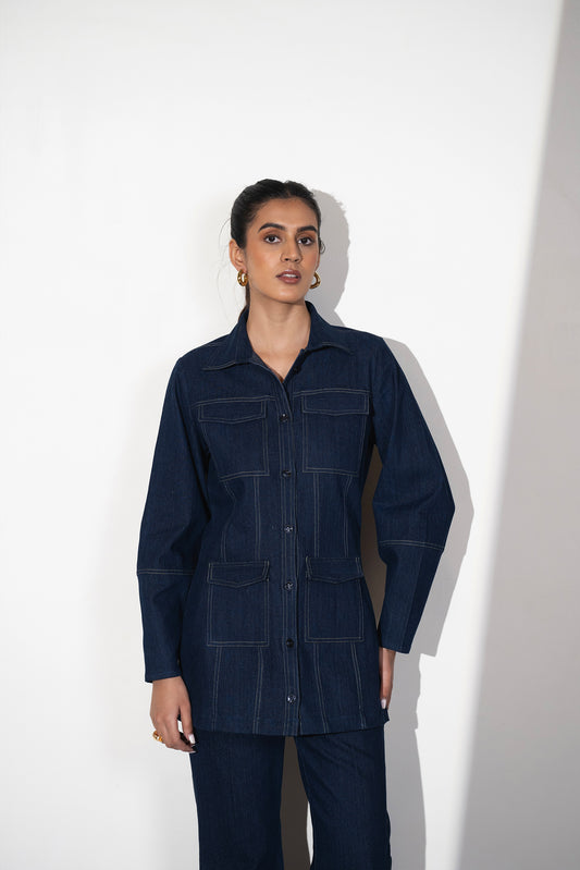 LUXURIOUS- Denim Set