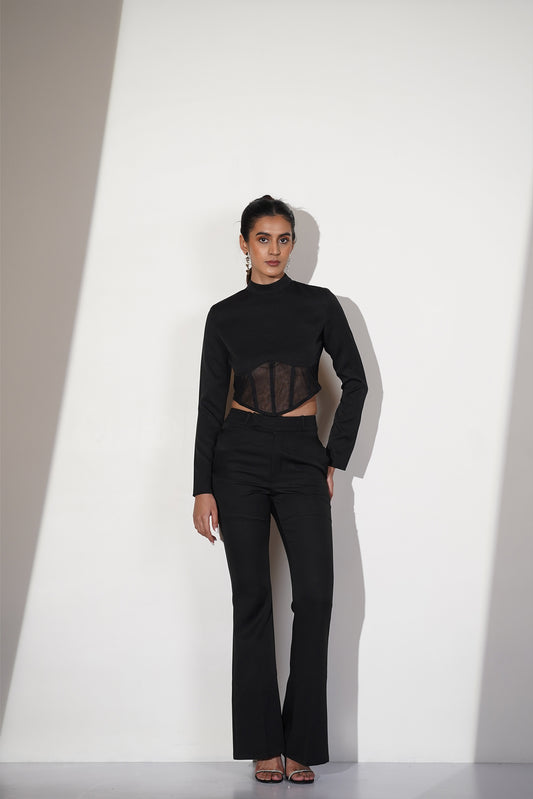 MODEST BLACK COORD SET