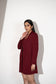 TAILORED MAROON BLAZER SET
