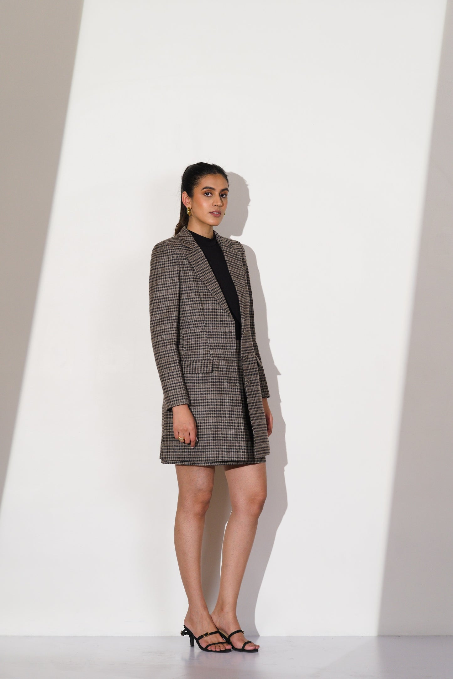 CONTEMPORARY TWEED BLAZER SET