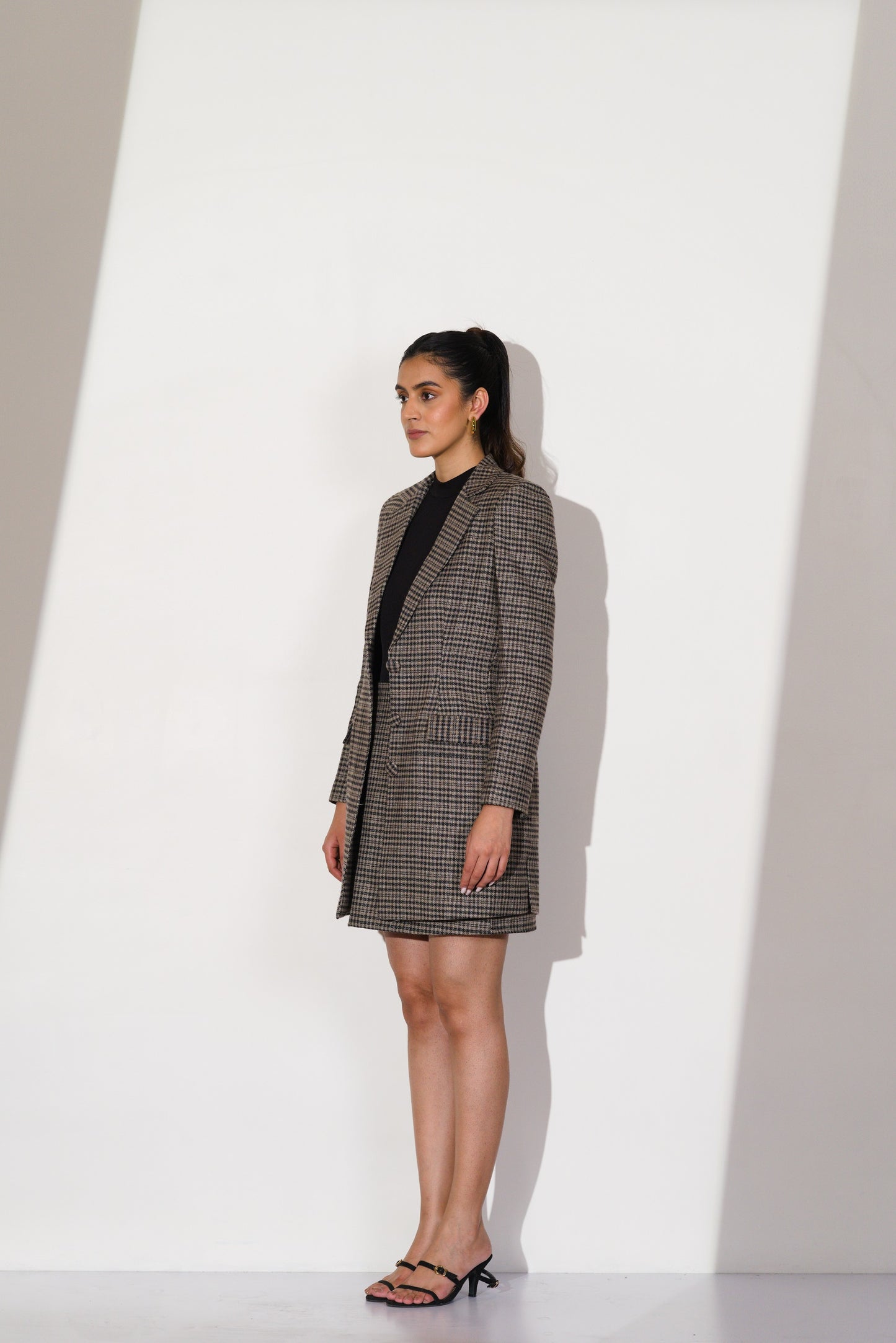 CONTEMPORARY TWEED BLAZER SET
