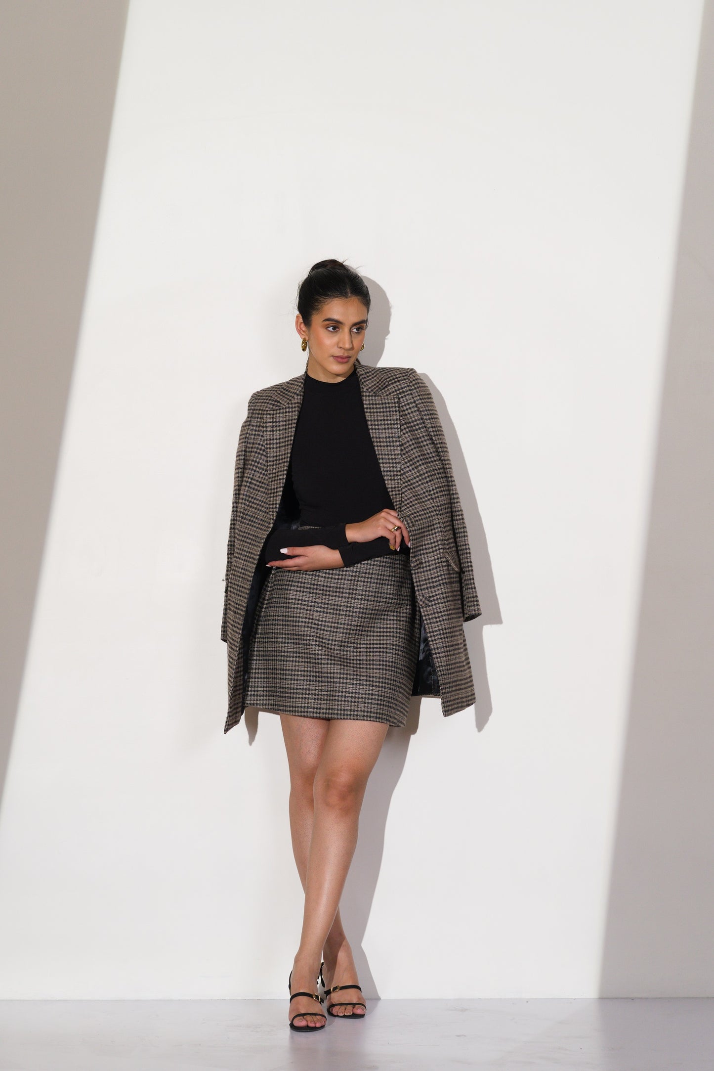 CONTEMPORARY TWEED BLAZER SET