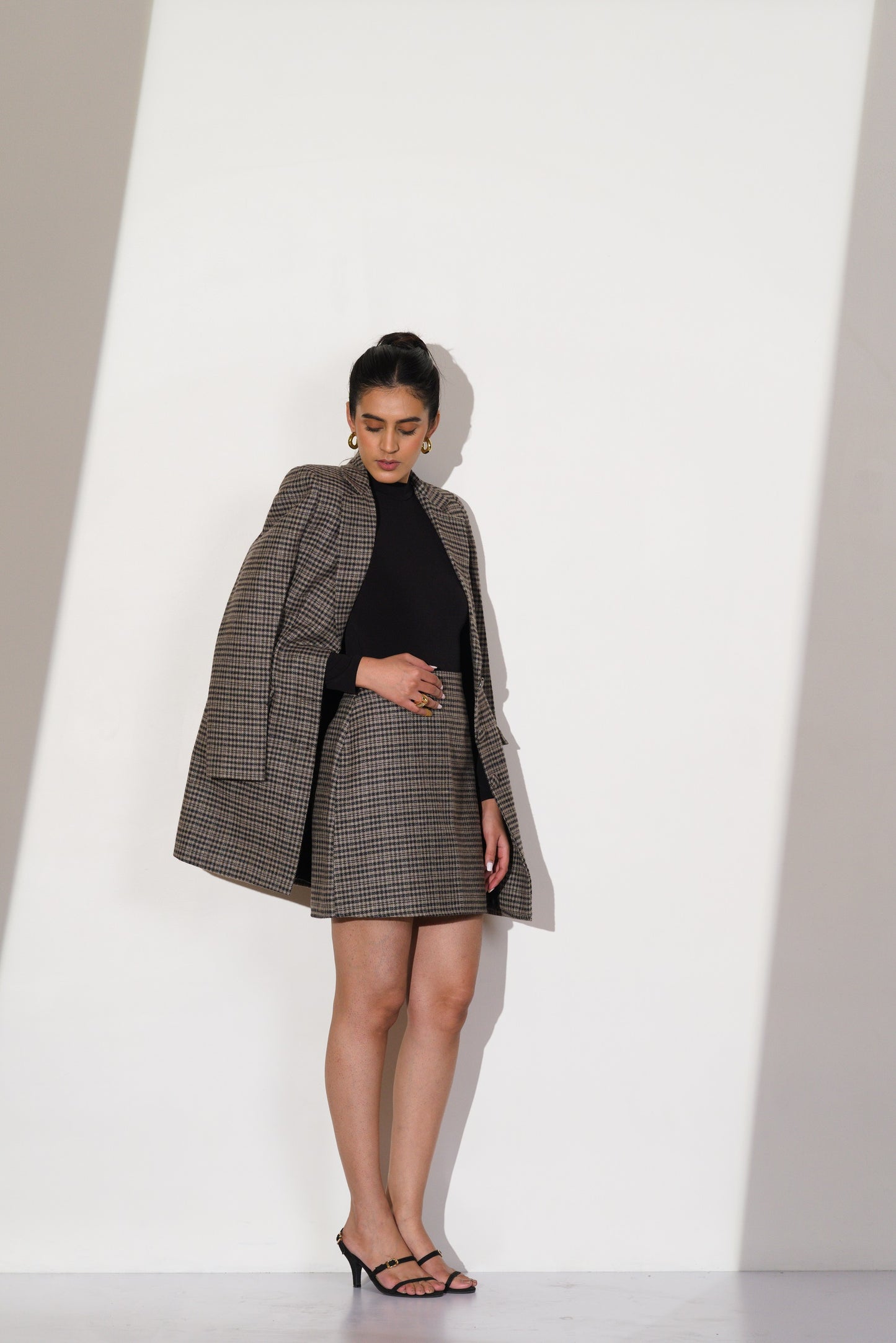 CONTEMPORARY TWEED BLAZER SET