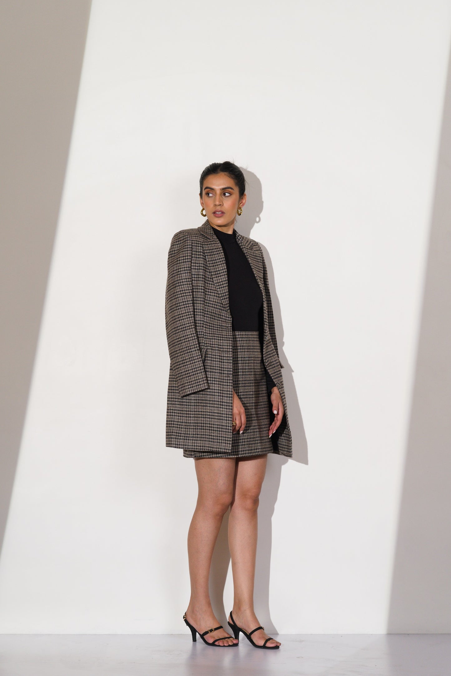 CONTEMPORARY TWEED BLAZER SET