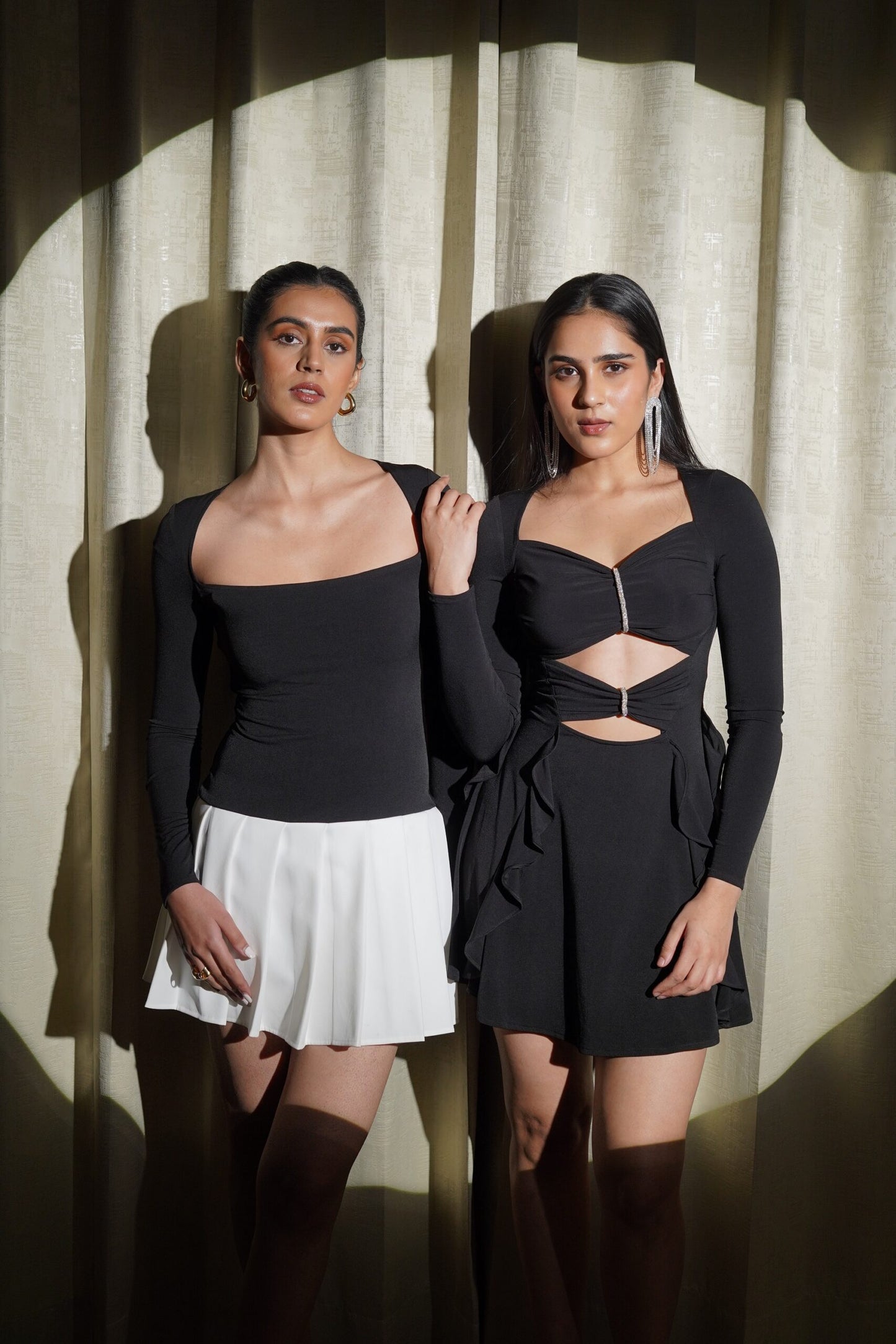 TIMELESS AFFECTION_BLACK LYCRA DRESS