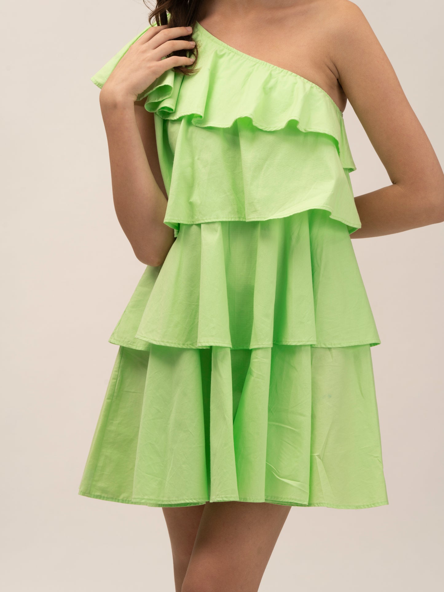 DAYLILY - 100% cotton flared dress