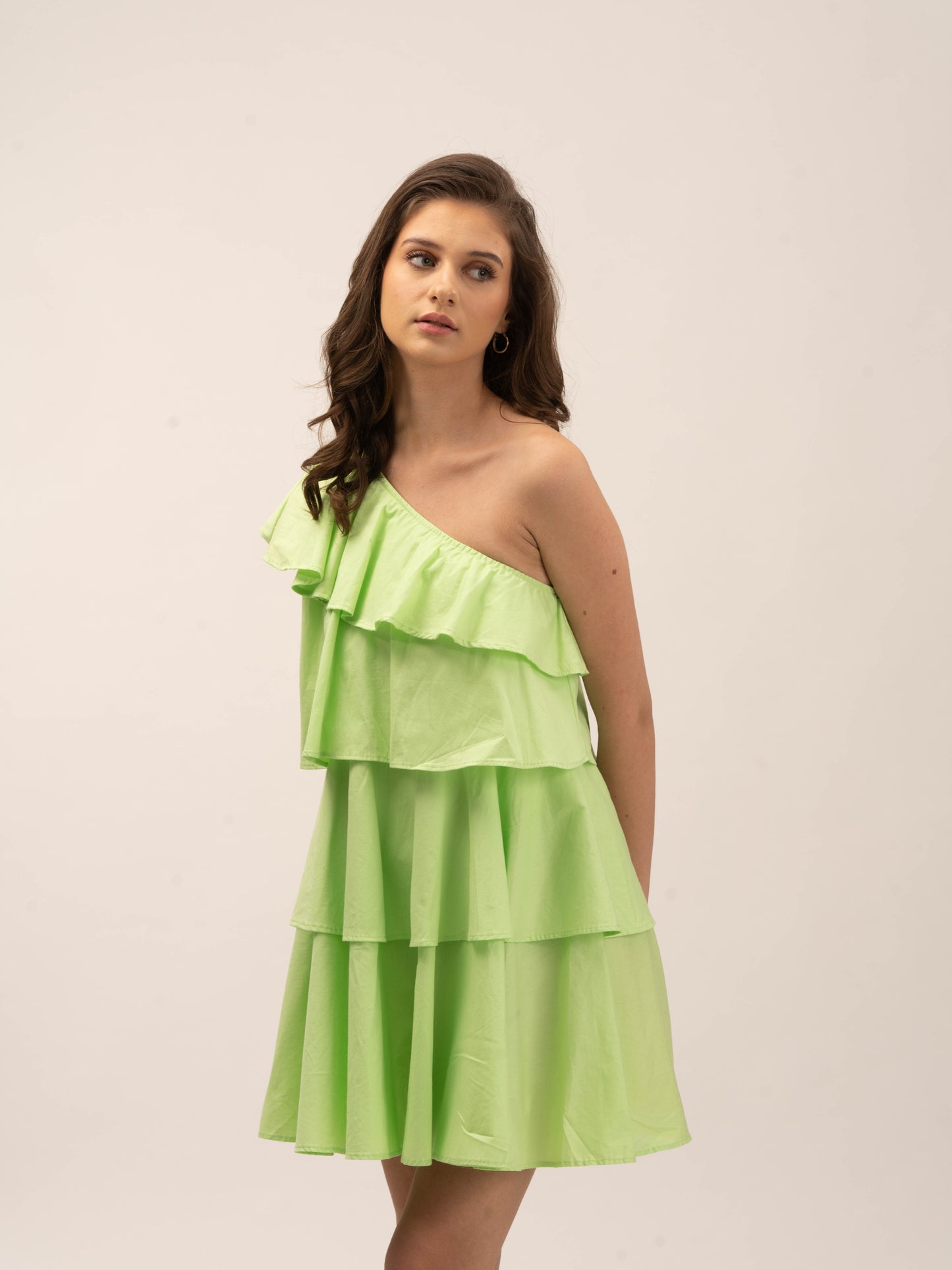 DAYLILY - 100% cotton flared dress