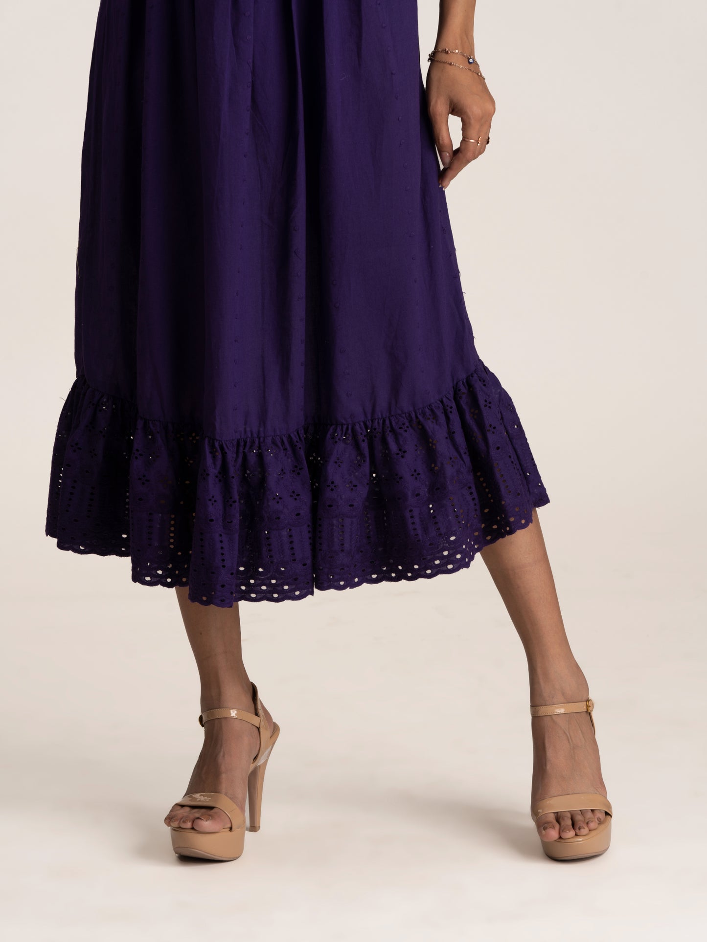 PURPLE DELIGHT - 100% cotton dress