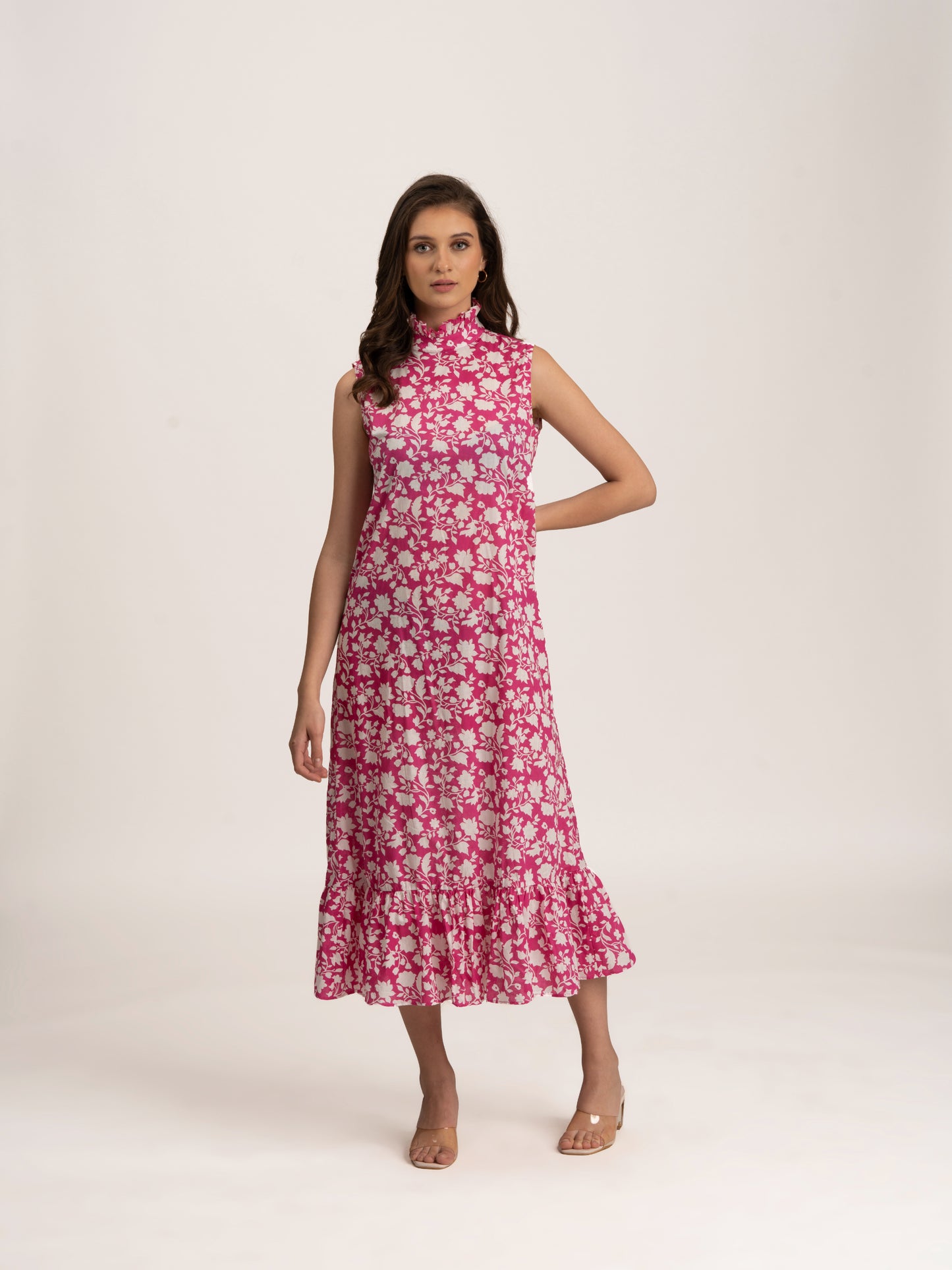 SANDRINE - 100% COTTON printed dress