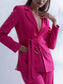 THE BOSS - Hot pink blazer with straight pants (set)
