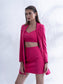HOT PINK – Blazer coord set (Three piece)