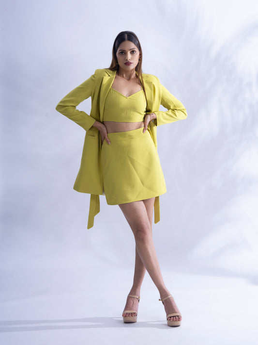 KEEP IT CLASSY - Blazer coord set (Three piece)