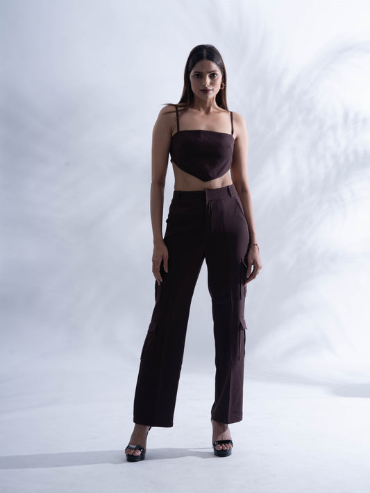 MULTIPURPOSE - Cargo pants with a top