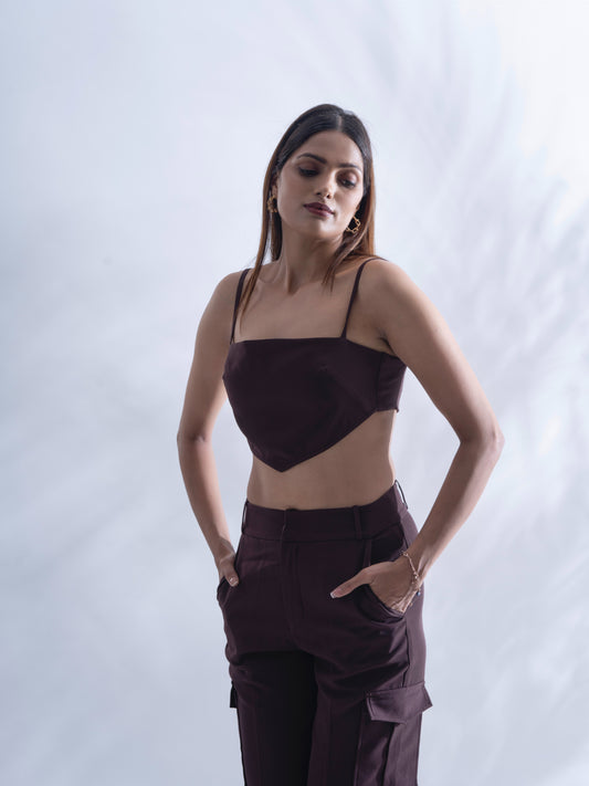 MULTIPURPOSE - Cargo pants with a top