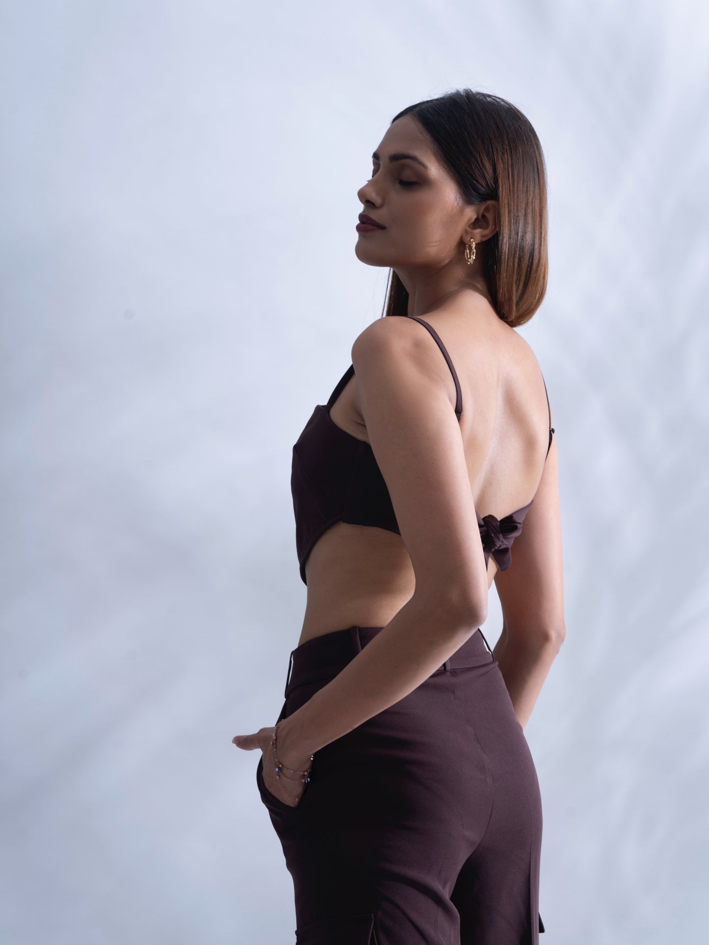 MULTIPURPOSE - Cargo pants with a top