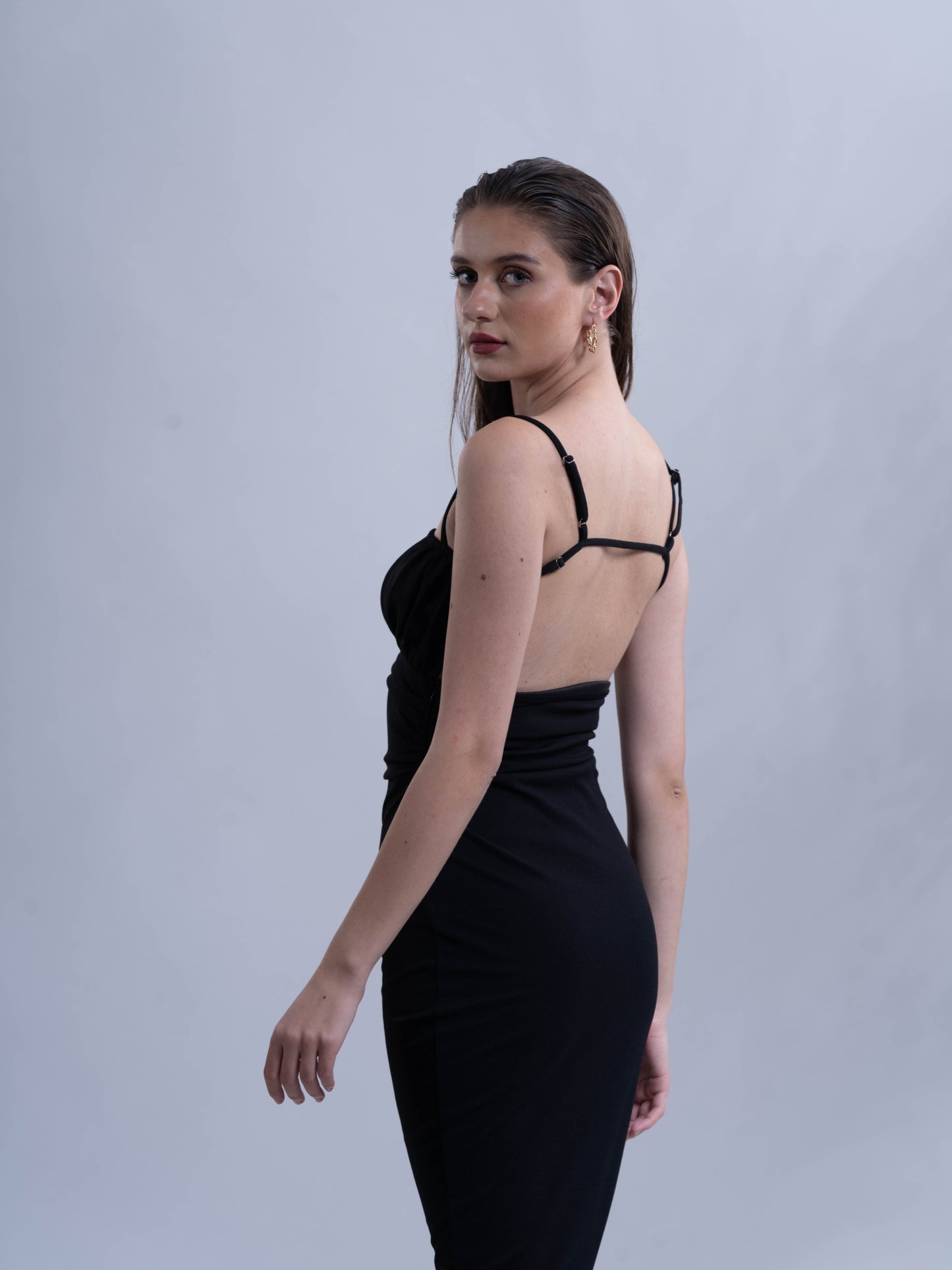 SUBTLE ELEGANCE - Black Bodycon Dress