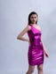 NIGHT SPARKLE -One shoulder bodycon dress
