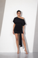 Drape Lycra Mini Dress