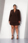 EFFORTLESS RED BLAZER SET
