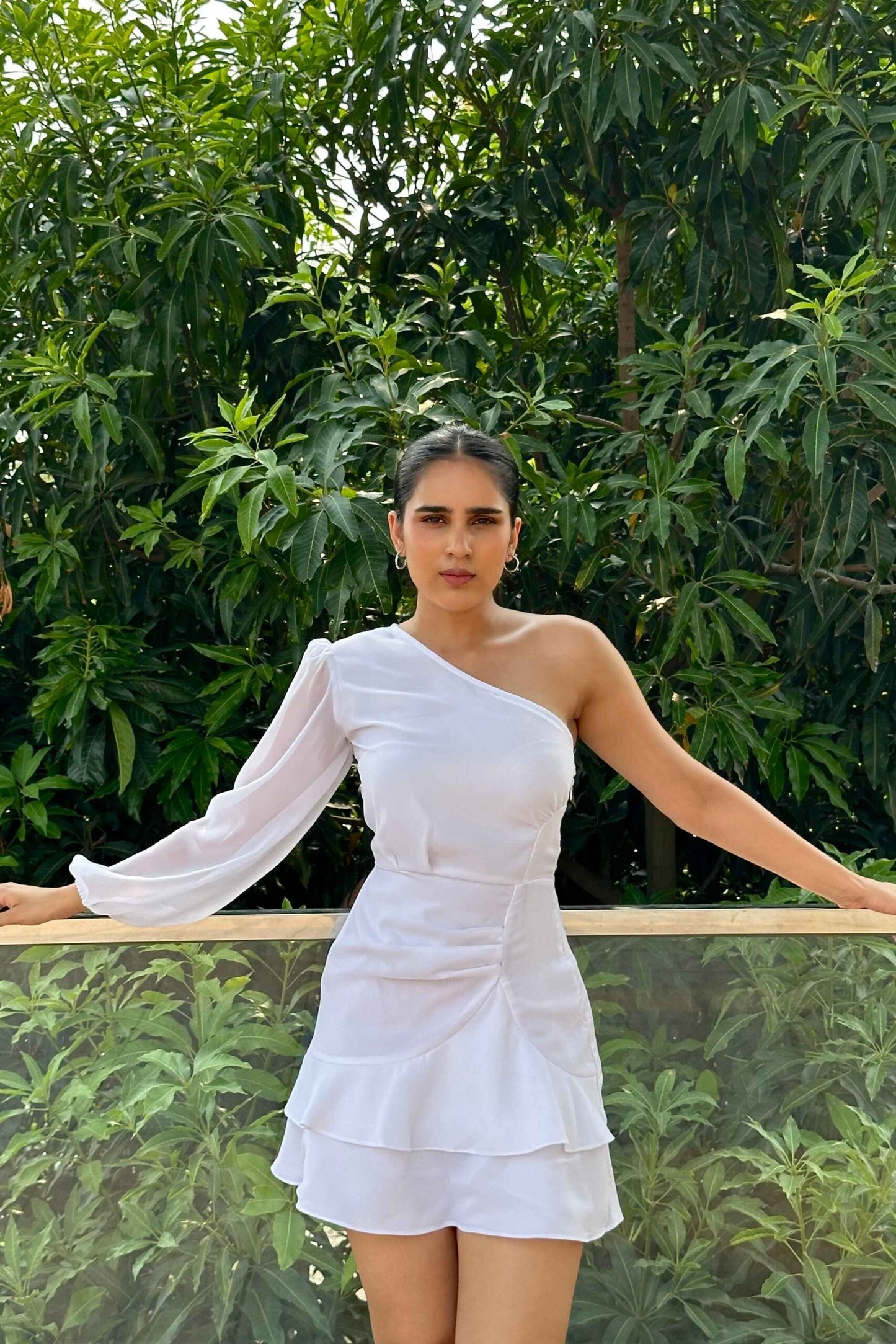 SNOWWHITE - One Shoulder White dress