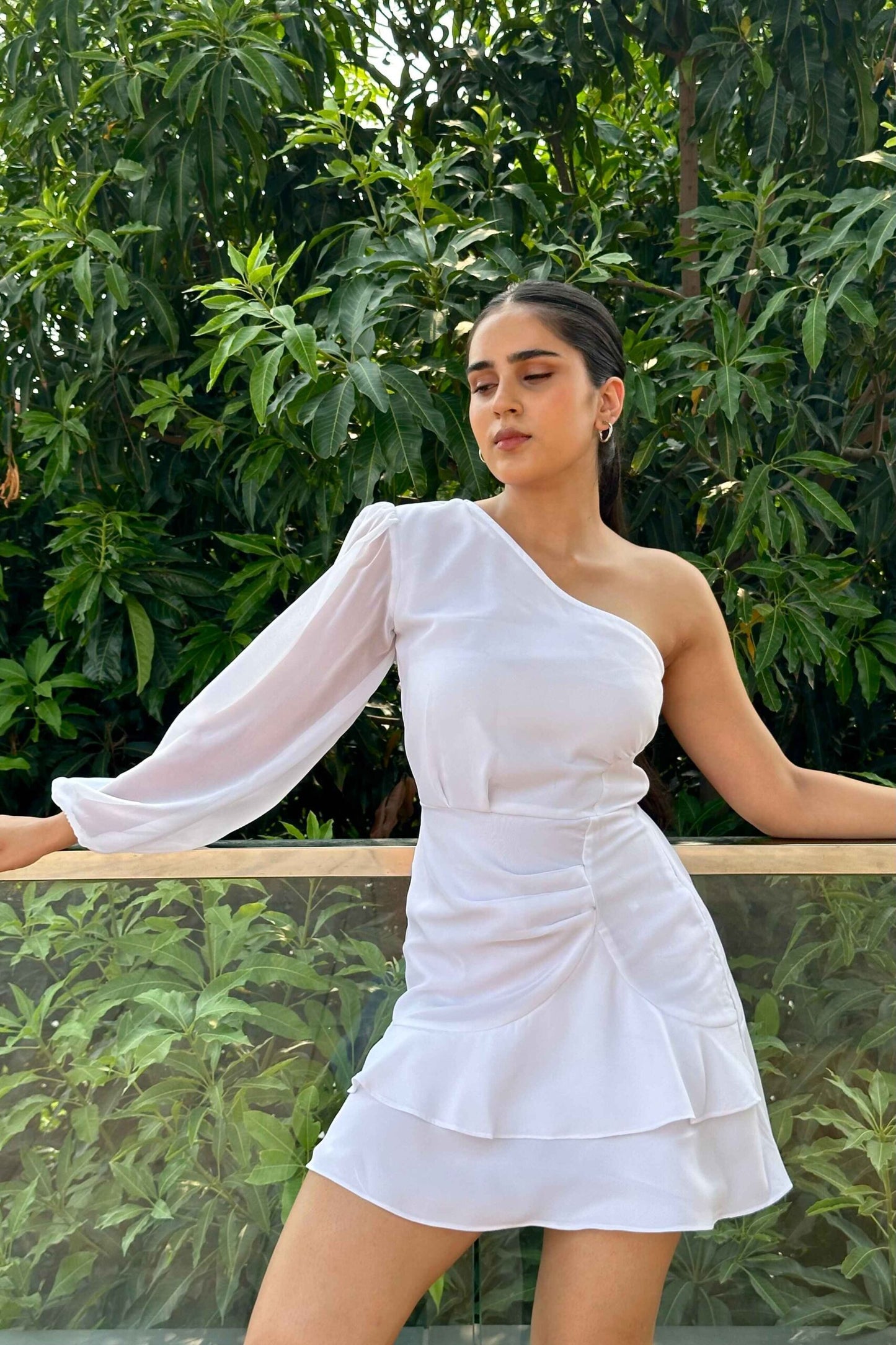 SNOWWHITE - One Shoulder White dress