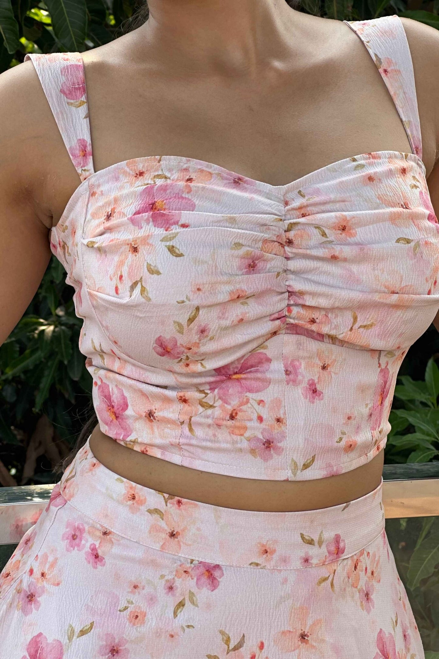 ELSA -  Floral Print Coord set