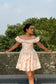 Petal Bloom Cotton Mini Dress