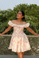 Petal Bloom Cotton Mini Dress