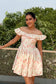 Petal Bloom Cotton Mini Dress