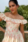 Petal Bloom Cotton Mini Dress