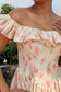Petal Bloom Cotton Mini Dress